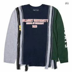 Needles 7 CUTS L/S TEE - COLLEGE FW21 (MEDIUM/MULTIPLE STYLES)