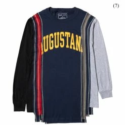 Needles 7 CUTS L/S TEE - COLLEGE FW21 (MEDIUM/MULTIPLE STYLES)