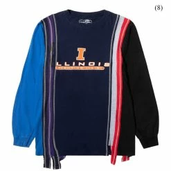 Needles 7 CUTS L/S TEE - COLLEGE FW21 (MEDIUM/MULTIPLE STYLES)