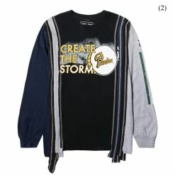 Needles 7 CUTS L/S TEE - COLLEGE FW21 (SMALL/MULTIPLE SIZES) T-Shirts & Long Sleeves