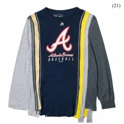 Needles 7 CUTS L/S TEE - COLLEGE FW21 (MEDIUM/MULTIPLE STYLES)