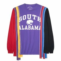 Needles 7 CUTS LS TEE COLLEGE SS21 13 T-Shirts & Long Sleeves