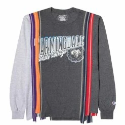 Needles 7 CUTS LS TEE COLLEGE SS21 26 T-Shirts & Long Sleeves