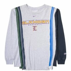 Needles 7 CUTS LS TEE COLLEGE SS21 32 T-Shirts & Long Sleeves