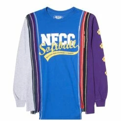 Needles 7 CUTS LS TEE COLLEGE SS21 5 T-Shirts & Long Sleeves