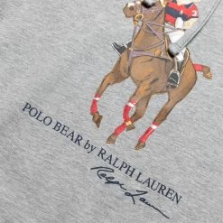 Flash Sale 💯 Polo Ralph Lauren CREWNECK POLO BEAR HOODIE ⌛ 6 Polo Ralph Lauren CREWNECK POLO BEAR HOODIE