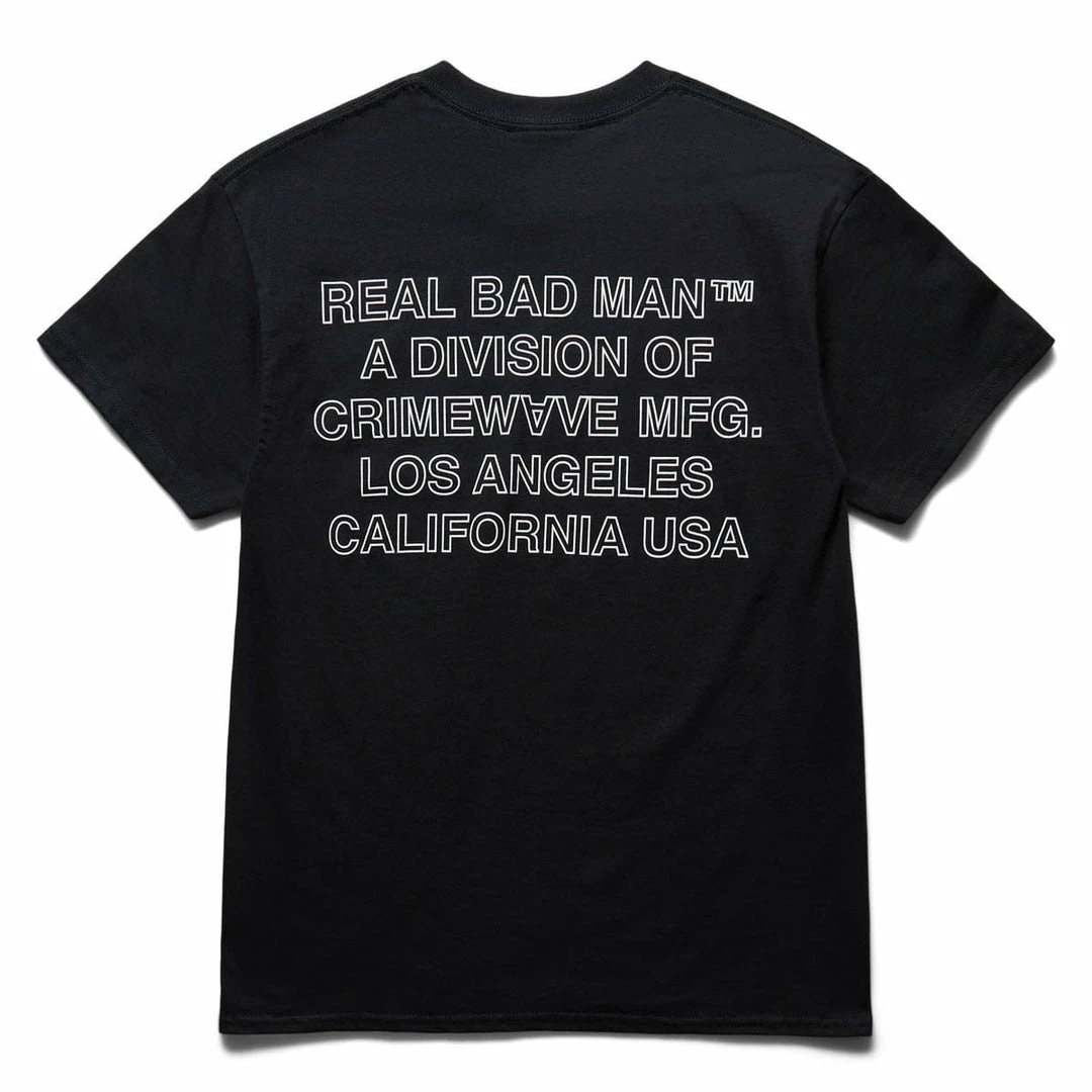 Budget ✨ Real Bad Man CRIMEWAVE MFG S/S TEE 🥰 2 Real Bad Man CRIMEWAVE MFG S/S TEE