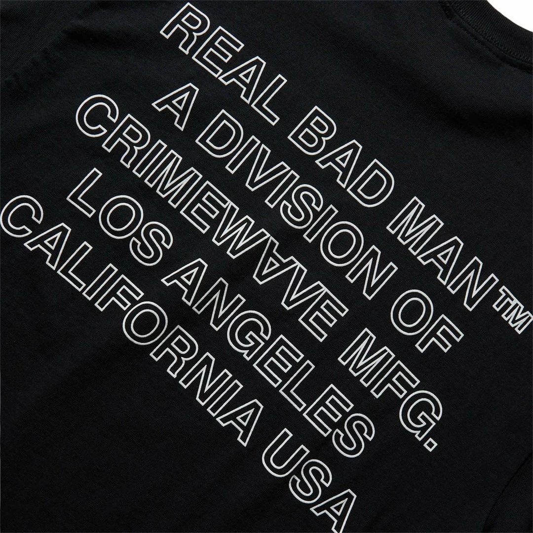 Budget ✨ Real Bad Man CRIMEWAVE MFG S/S TEE 🥰 3 Real Bad Man CRIMEWAVE MFG S/S TEE