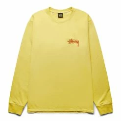 Stüssy T-Shirts & Long Sleeves HOW WERE LIVIN PIGMENT DYED LONG SLEEVE TEE
