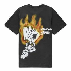 Stüssy READ EM' N' WEEP PIG. DYED TEE T-Shirts & Long Sleeves