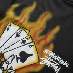 Stüssy READ EM' N' WEEP PIG. DYED TEE T-Shirts & Long Sleeves