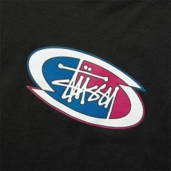 Stüssy T-Shirts & Long Sleeves SPLIT OVAL TEE