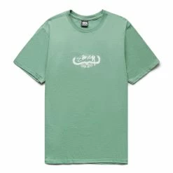 Stüssy WREATH TEE T-Shirts & Long Sleeves