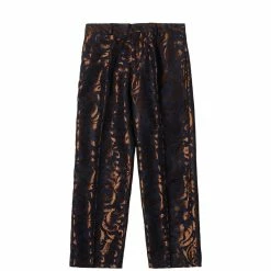 Sasquatchfabrix Bottoms JACQUARD ONE TUCK SLACKS