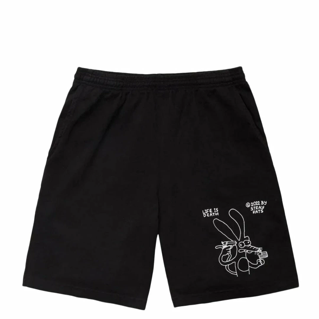 Discount ✨ Stray Rats Shorts LIFE IS DEATH JAMMER SHORT ⭐ 1 Stray Rats Shorts LIFE IS DEATH JAMMER SHORT