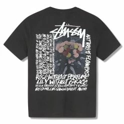 Stüssy CAMELLIAS PIG. DYED TEE T-Shirts & Long Sleeves
