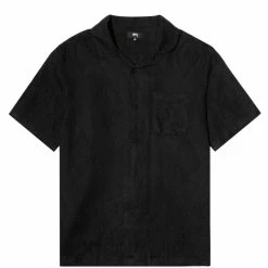 Stüssy DIAMOND JACQUARD LINEN SHIRT