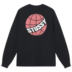 Stüssy T-Shirts & Long Sleeves GLOBAL PEACE PIG. DYED LS TEE