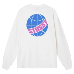Stüssy GLOBAL PEACE PIG. DYED LS TEE