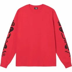 Stüssy HEARTS & SPADES LS TEE T-Shirts & Long Sleeves