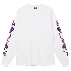 Stüssy HEARTS & SPADES LS TEE T-Shirts & Long Sleeves