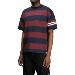 Facetasm RUGBY STRIPE BIG TEE T-Shirts & Long Sleeves