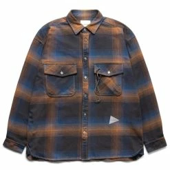 And Wander Shirts THERMONEL CHECK SHIRT