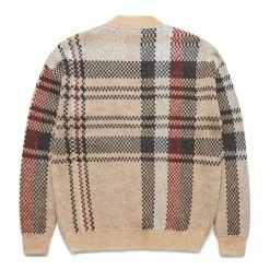 Aries JOHNNY PLAID CARDIGAN Knitwear