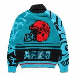 Aries Outerwear VARSITY ZIP THRU KNIT