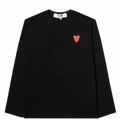 Comme Des Garçons Play PLAY LONG SLEEVE T-SHIRT T-Shirts & Long Sleeves