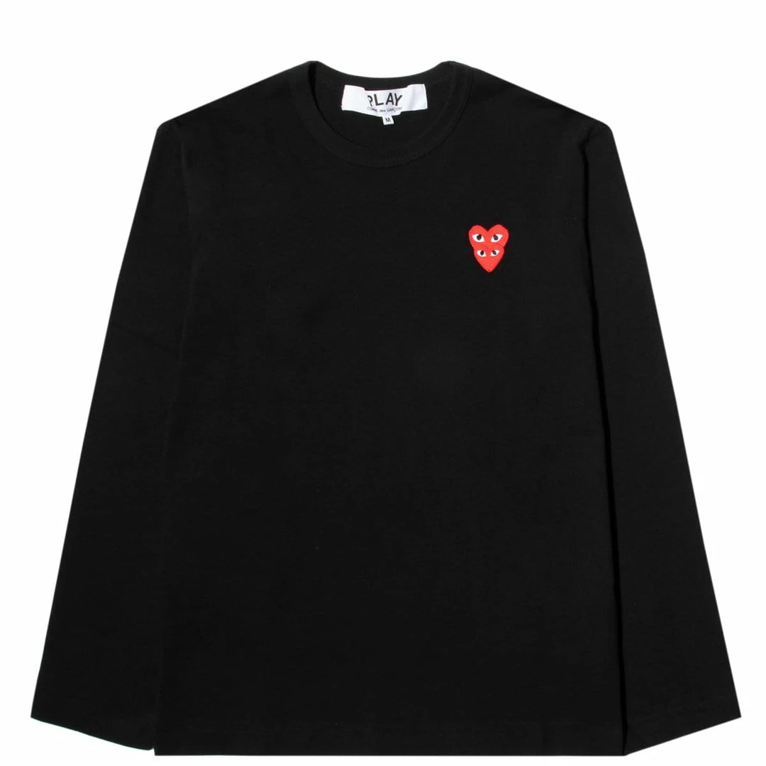 Best Pirce 🤩 Comme Des Garçons Play PLAY LONG SLEEVE T-SHIRT T-Shirts & Long Sleeves 🔥 1 Comme Des Garçons Play PLAY LONG SLEEVE T-SHIRT T-Shirts & Long Sleeves