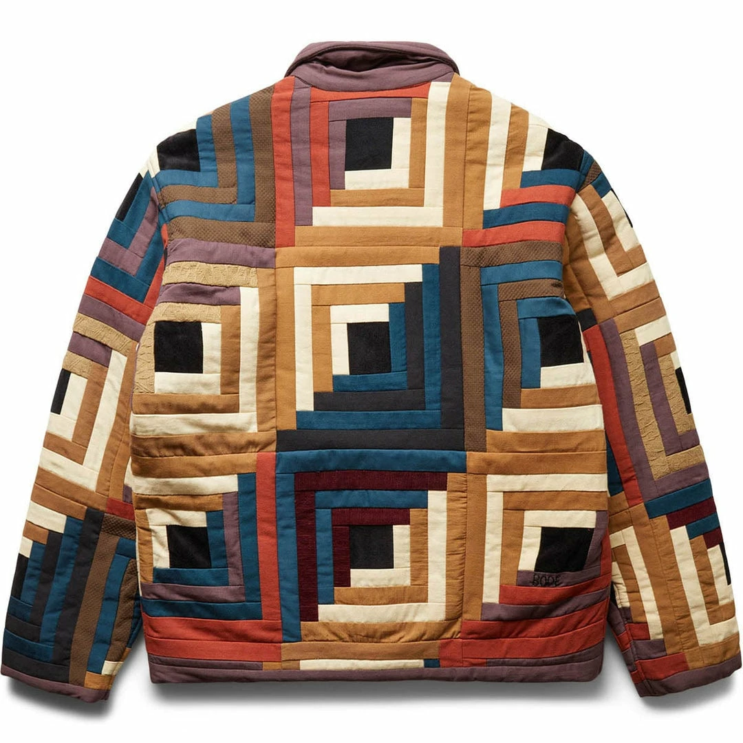 Wholesale π― BODE LOG CABIN QUILTED WORKWEAR Outerwear β¨ 2 BODE LOG CABIN QUILTED WORKWEAR Outerwear