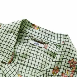 BODE Shirts MINT GRID SS SHIRT