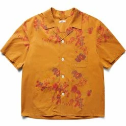 BODE Shirts OVERDYED TABLECLOTH S/S SHIRT