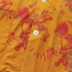 BODE Shirts OVERDYED TABLECLOTH S/S SHIRT