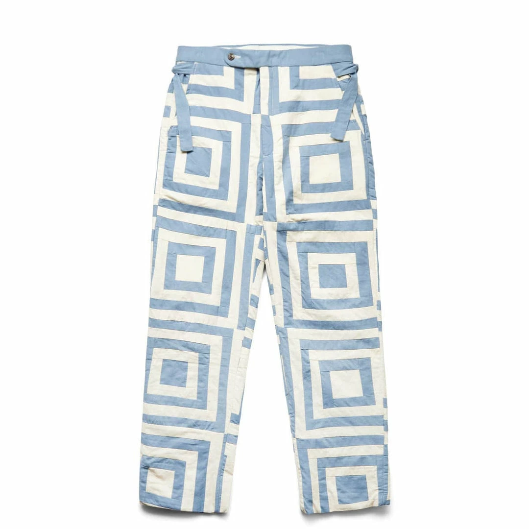 Wholesale π― BODE WHITE HOUSE STEPS QUILT TROUSER Bottoms 𧨠1 BODE WHITE HOUSE STEPS QUILT TROUSER Bottoms