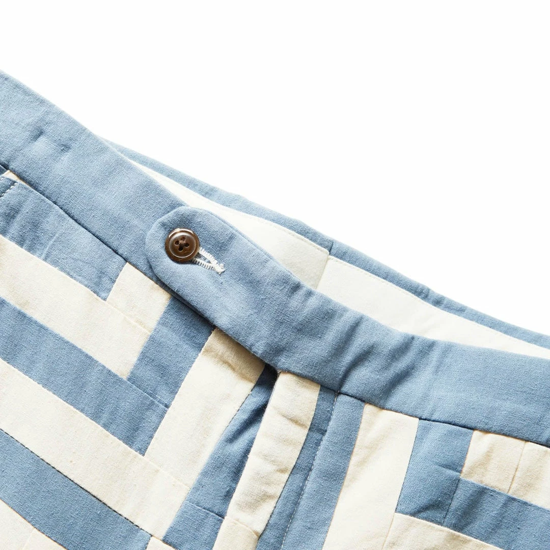 Wholesale π― BODE WHITE HOUSE STEPS QUILT TROUSER Bottoms 𧨠3 BODE WHITE HOUSE STEPS QUILT TROUSER Bottoms