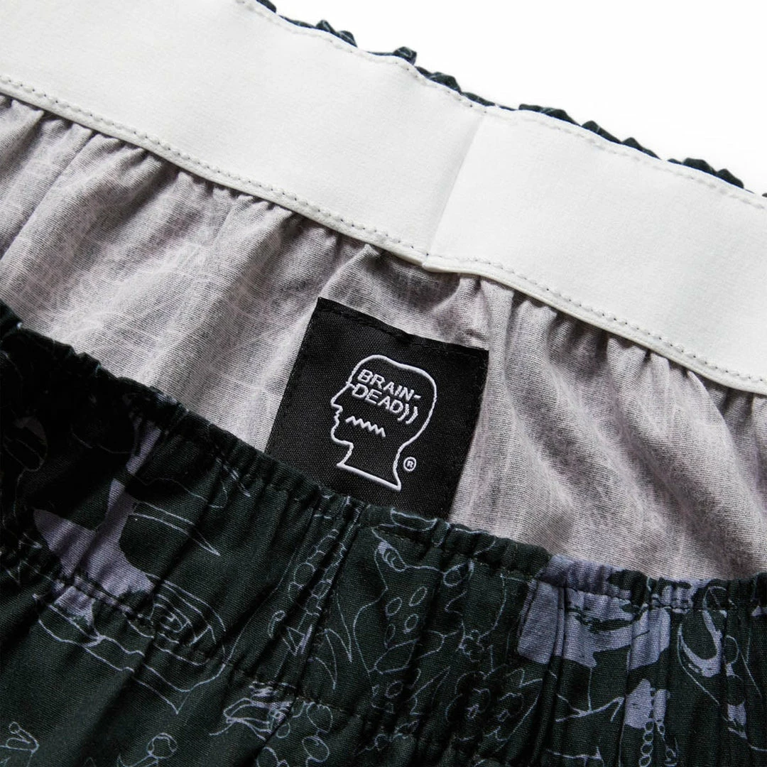 Cheap π€© Brain Dead HEDGEHOG BOXER SHORT Bottoms βοΈ 3 Brain Dead HEDGEHOG BOXER SHORT Bottoms