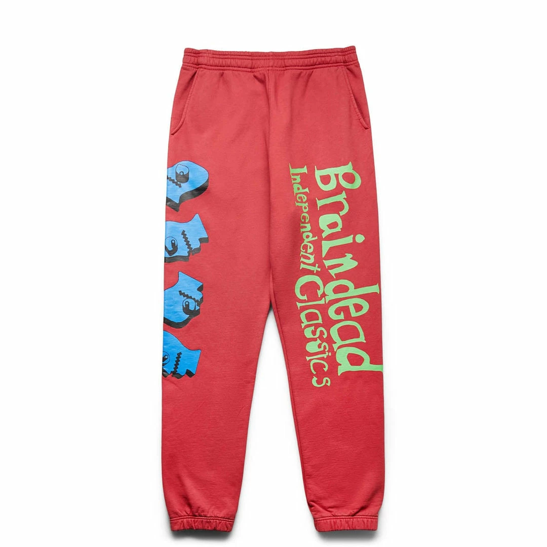 Top 10 ❤️ Brain Dead INDEPENDENT CLASSICS SWEATPANT Bottoms 🧨 1 Brain Dead INDEPENDENT CLASSICS SWEATPANT Bottoms