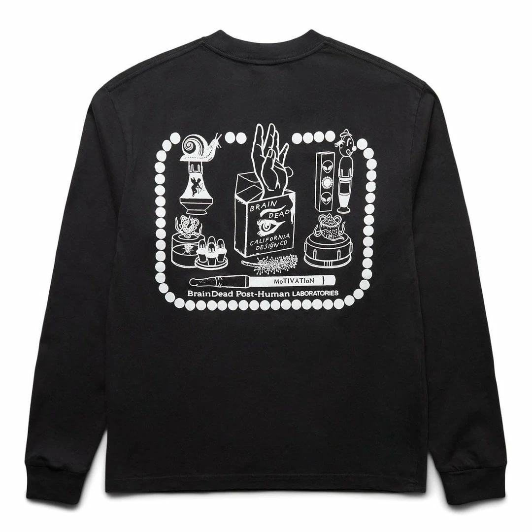 Best Sale 🥰 Brain Dead POST-HUMAN LABORATORIES LONG SLEEVE 🥰 2 Brain Dead POST-HUMAN LABORATORIES LONG SLEEVE