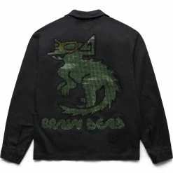 Brain Dead SQUIRREL RHINESTONE CHORE COAT