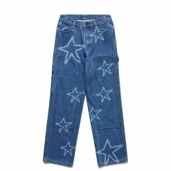 Brain Dead STARS DENIM DOUBLE KNEE UTILITY PANT