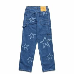 Brain Dead STARS DENIM DOUBLE KNEE UTILITY PANT