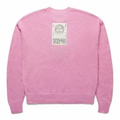 Brain Dead Knitwear SUPERFUZZ LOGOHEAD CREWNECK SWEATER
