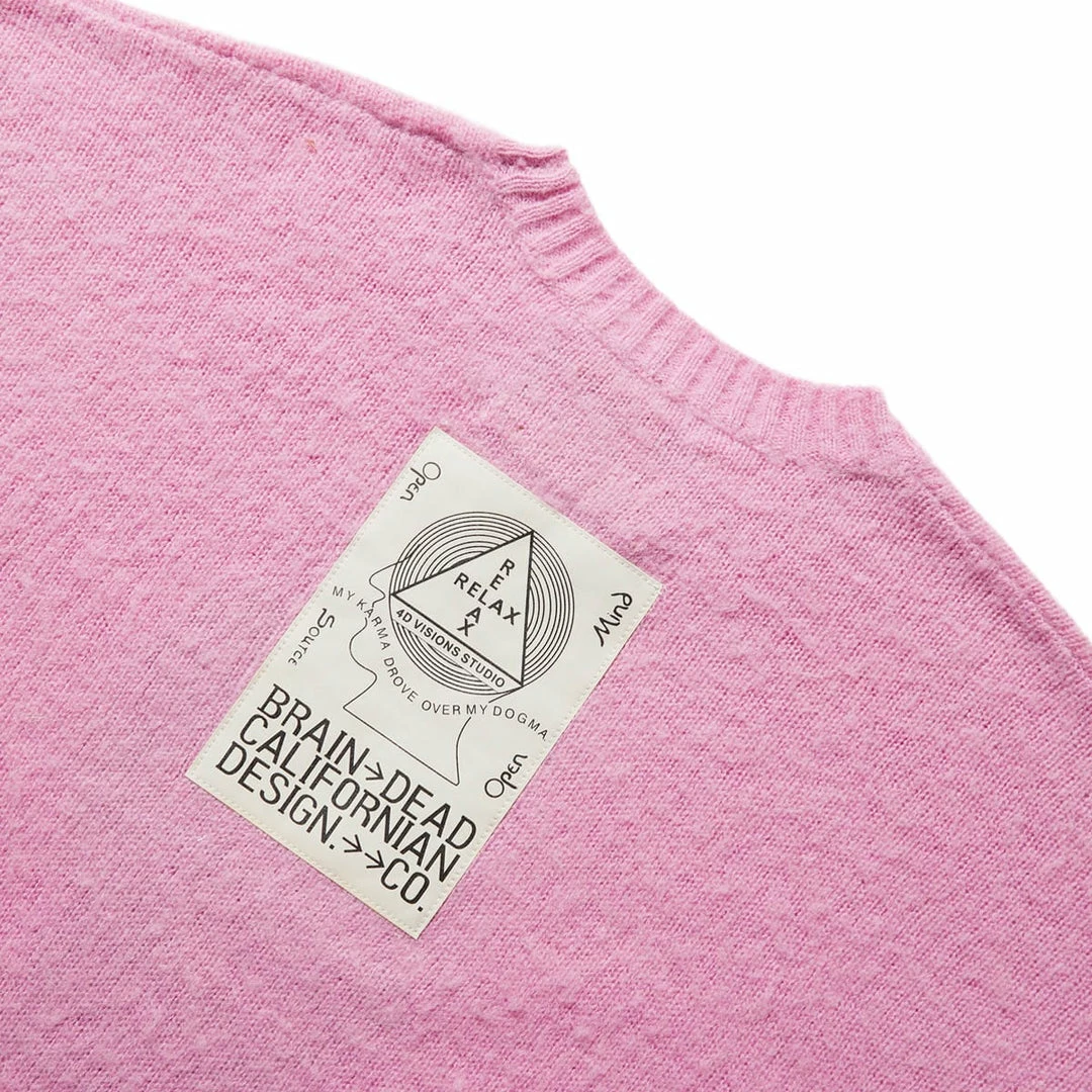 New π€© Brain Dead Knitwear SUPERFUZZ LOGOHEAD CREWNECK SWEATER π 6 Brain Dead Knitwear SUPERFUZZ LOGOHEAD CREWNECK SWEATER