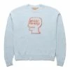 Brain Dead SUPERFUZZ LOGOHEAD CREWNECK SWEATER Knitwear