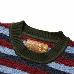Brand new π Brain Dead TEDDY FUR STRIPED VEST Knitwear π 7 Brain Dead TEDDY FUR STRIPED VEST Knitwear