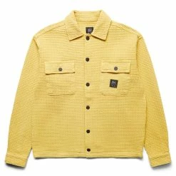 Brain Dead WAFFLE SNAP FRONT SHIRT