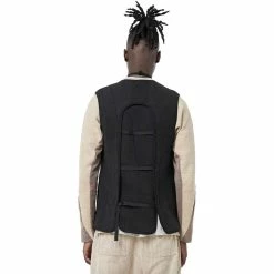 BYBORRE 3D KNIT OPEN BACK VEST