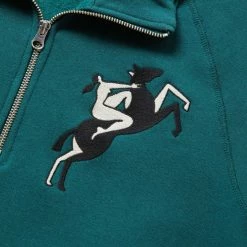 By Parra LIFE EXPERIENCE HALF ZIP SWEATSHIRT Hoodies & Sweatshirts